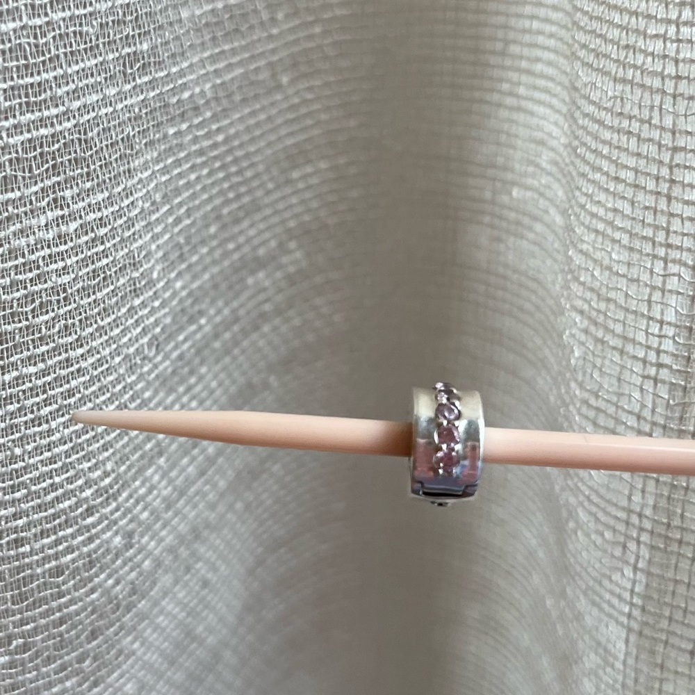 Pandora Pink Sparkling Charm Clip